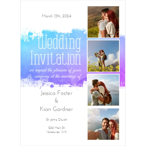 Wedding Invitation Painting