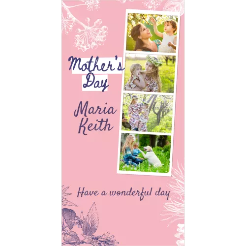 Mother's Day Multi Photo Pink