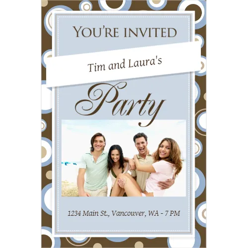 Party Invitation Dots